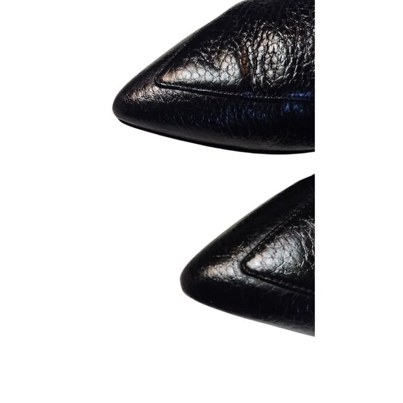 Everlane Womens The Boss Mule/Slip on Black Pebbled Italian Leather Size 8.5 - Picture 4 of 11